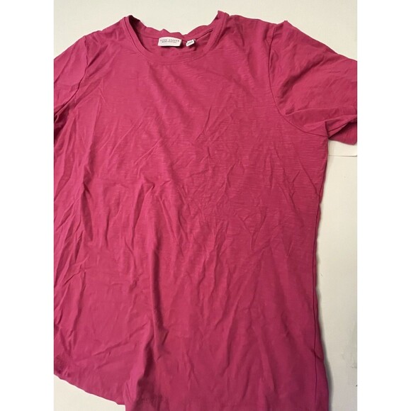 SUSAN GRAVER Every Day Liquid Knit Dolman Sleeve Top Red XL - Picture 3 of 5